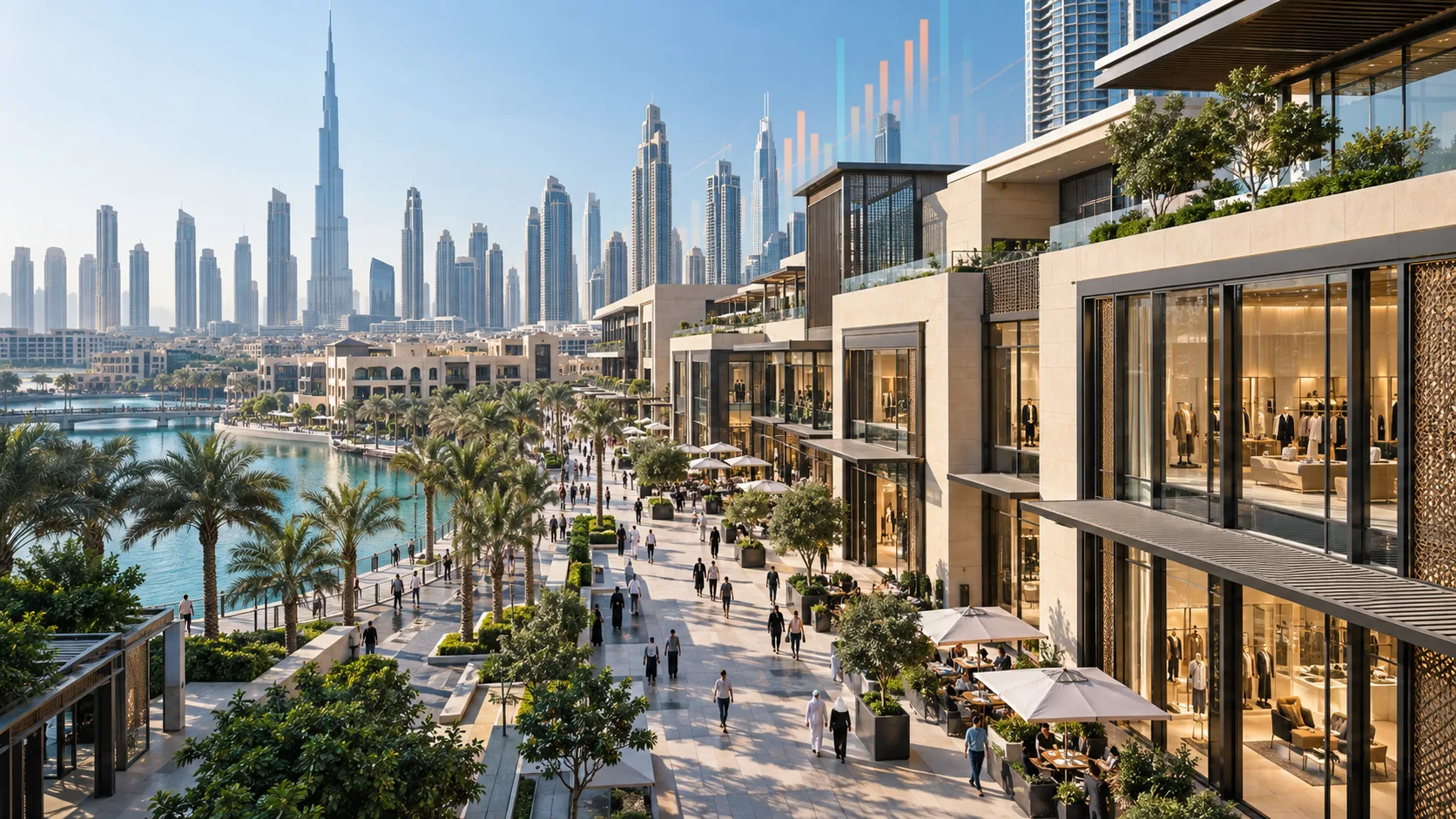 Dubai Retail Property Rents Rise 5.9% in the First Half